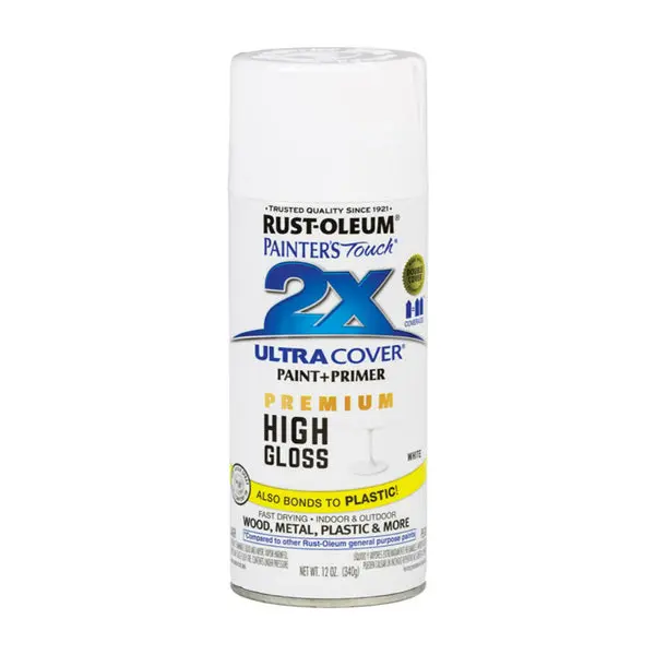 Rust-Oleum 331171 Painters Touch Premium High Gloss Spray Paint 12 Oz DIY Projects