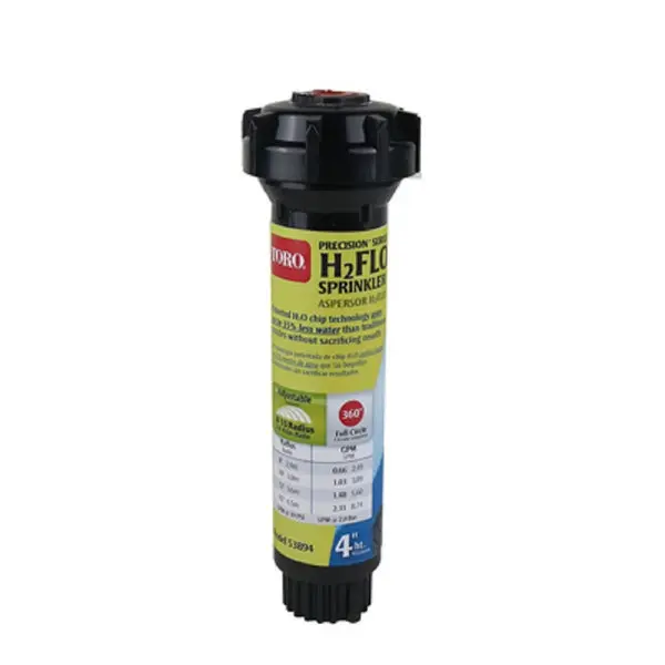 Toro 53894 Adjustable H2FLO Precision Spray Sprinkler Full Circle Lawn Irrigation