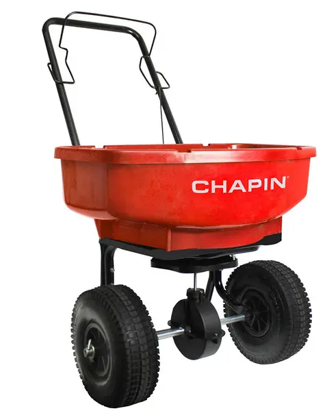 Chapin Residential Turf Spreader 10 Inch Pneumatic Tire 80-Pound Capacity