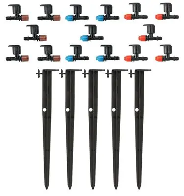 Orbit 65140 Micro-Sprinklers on 12 Inch Stakes Snap-On Nozzles