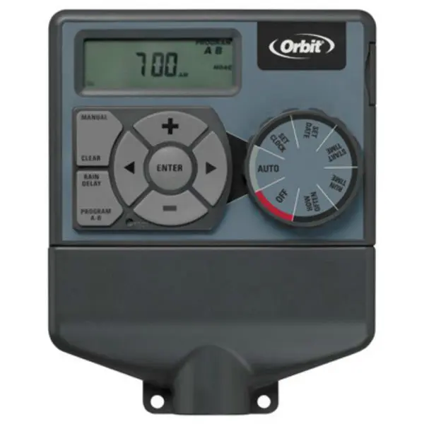 Orbit 57596 Dual 6-Station Easy-Dial Sprinkler Timer Lawn Irrigation