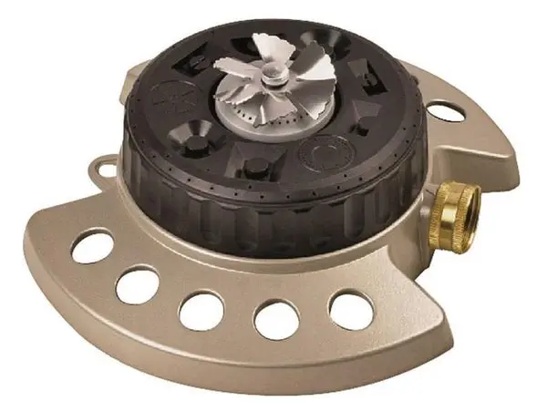 Landscapers Select YM15092U Turret Sprinkler 9-Pattern Zinc Lawn Irrigation