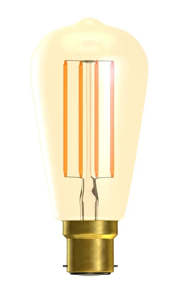 Bell LED Vintage Squirrel Cage Lamp 240V 4W B22d Gilded