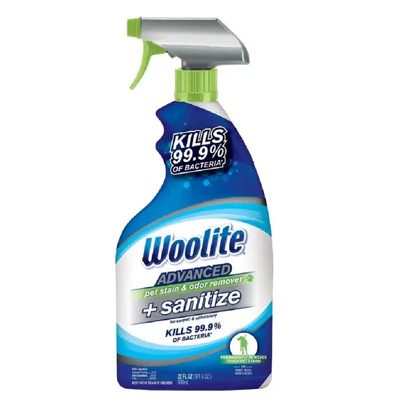 Woolite 11521 Stains & Odor Remover Sanitize 22 Oz Fabric Cleaner