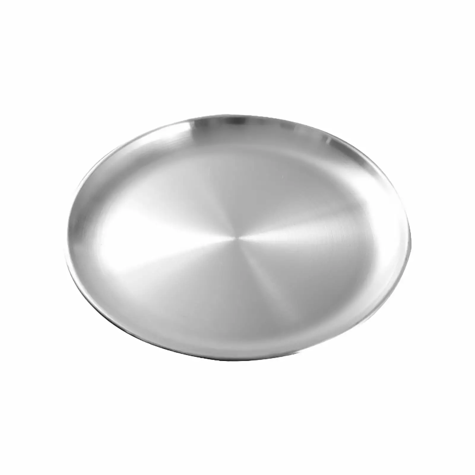 YOZGXEG Stainless Steel Bakeware Pans Barbecue Plate Golden Steak Fruit Buffet Flat Bottom Kitchen Supplies 30