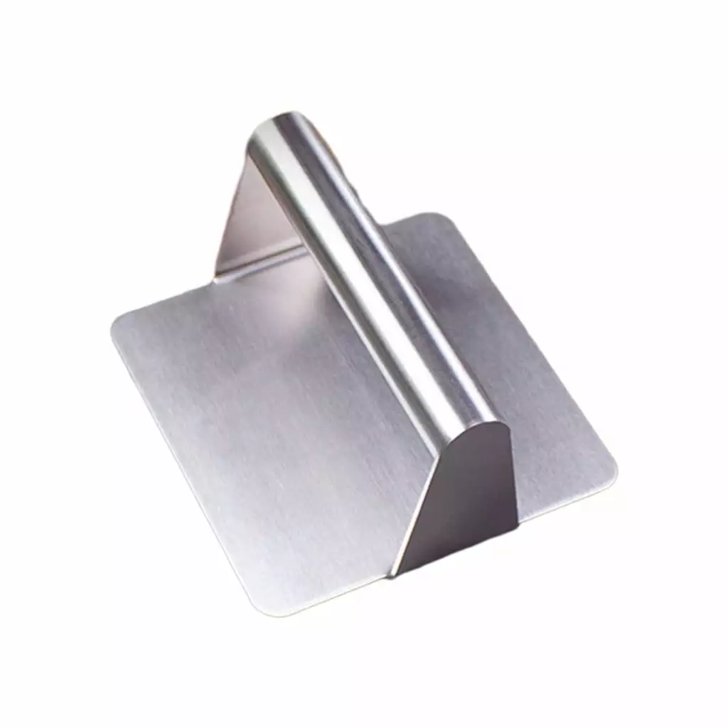 Stainless Steel Burger Press Professional Grill Presser Smasher Maker Home L