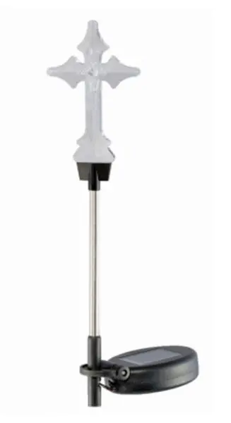 Headwind Consumer 830-1337 Solar Color Changing Cross Stake Light Garden