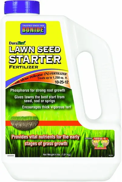 Bonide DuraTurf Lawn Seed Starter Fertilizer 4 Lbs New Lawns