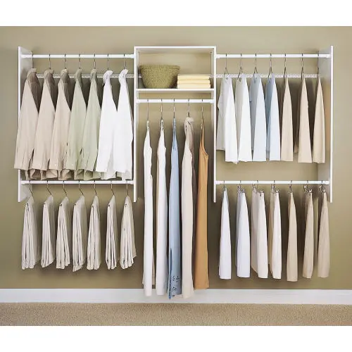 Easy Track RB1448 Basic Starter Closet Kit 8-Foot Organization