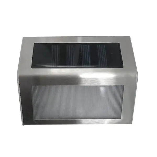 Boston Harbor 26527 Solar Step Light Wedge Stainless Steel Outdoor