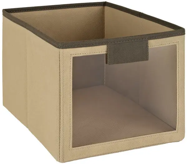 ClosetMaid 25065 Mocha Fabric Bin Window Closet Organization