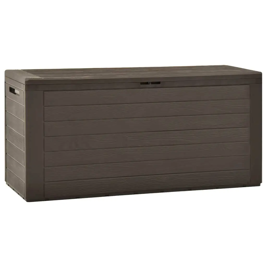 Patio Storage Box Brown 45.7x17.3x21.7 Inch Outdoor Furniture