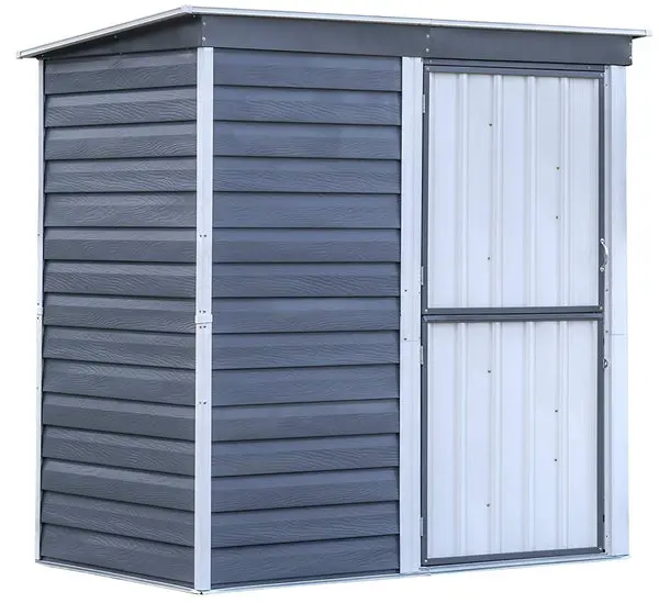 Arrow SBS64 Shed Box Steel Storage Shed 6x4 Feet Outdoor Storage