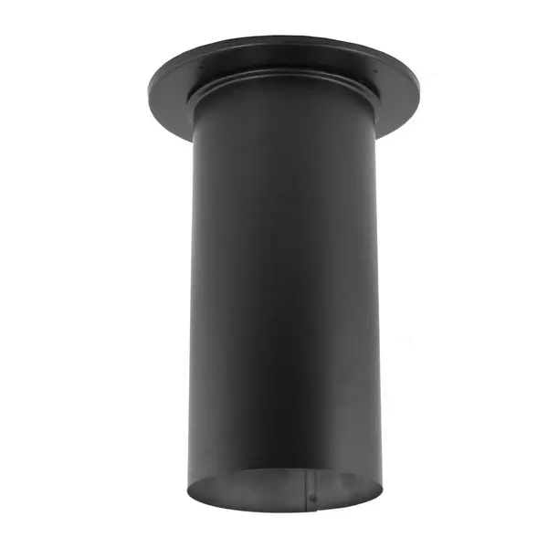 DuraVent 6DBK-SC Single Wall Durablack Stove Pipe Slip Connector Painted Black
