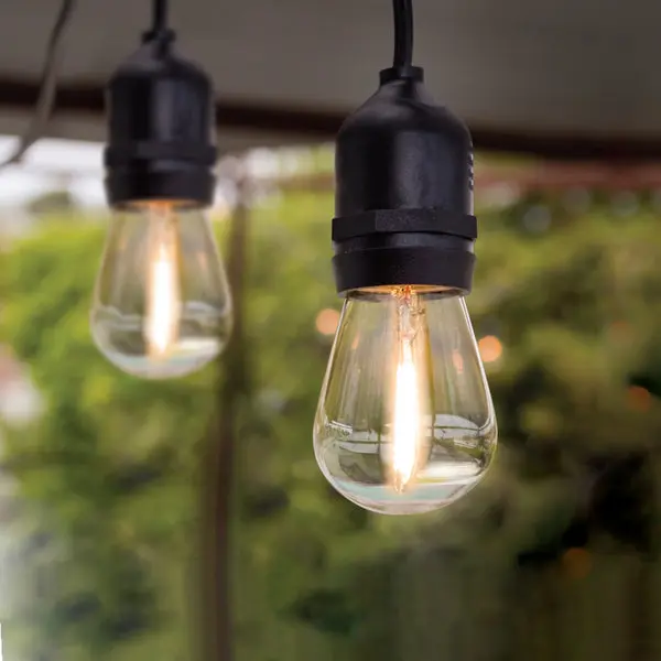Feit 20' String Lights LED Bulbs 72122 Indoor and Outdoor Use Feit Electric