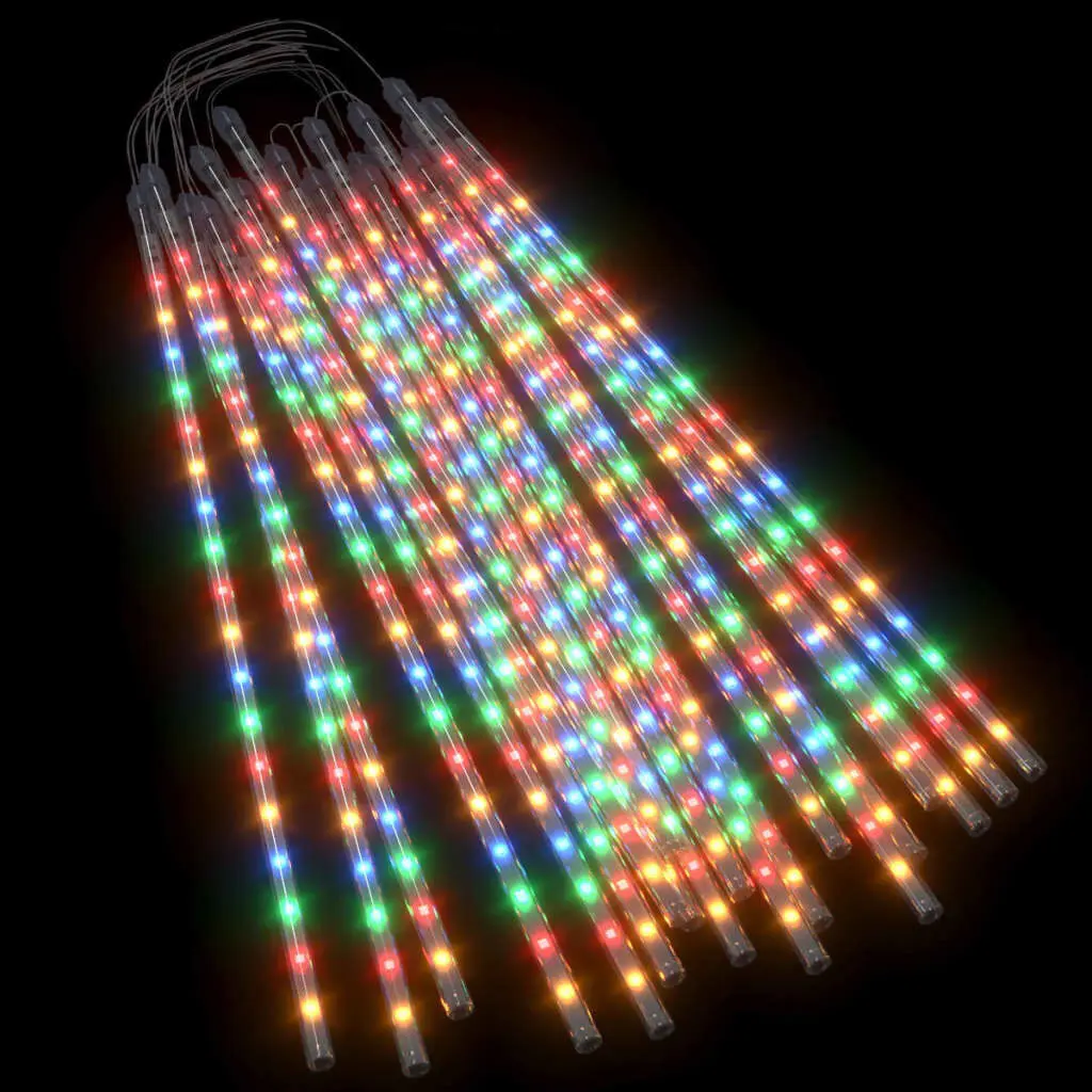 20 Pieces 2 Foot Colorful 720 LEDs Meteor Lights Indoor Outdoor Decor