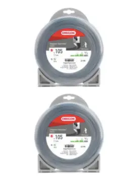 2PK Oregon 22-905 Magnum Gatorline Square Trimmer Line .105" 90' Donut