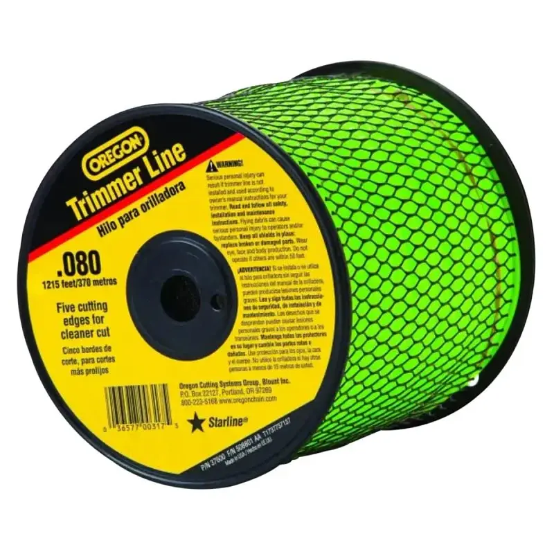 Adjustable Oregon 619775/37600 Trimmer Line, 0.080 Dia, 1215 ft L, Co-Polymer