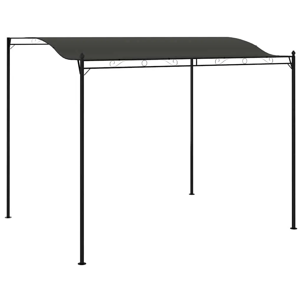 9.8'x7.9' Anthracite Sunshade Awning UV Resistant Outdoor Canopy