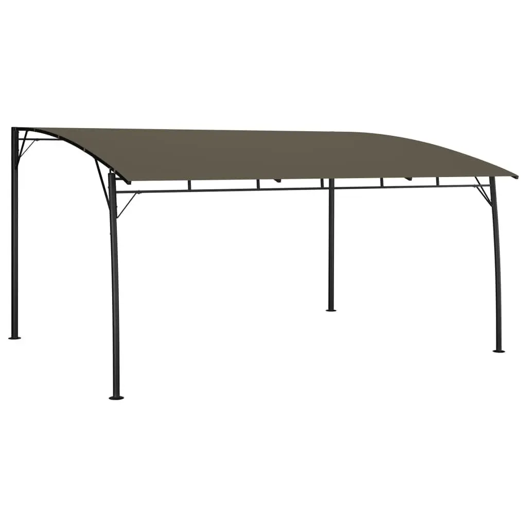 Garden Sunshade Awning 13.1x9.8x8.4 Feet Taupe Outdoor Canopy