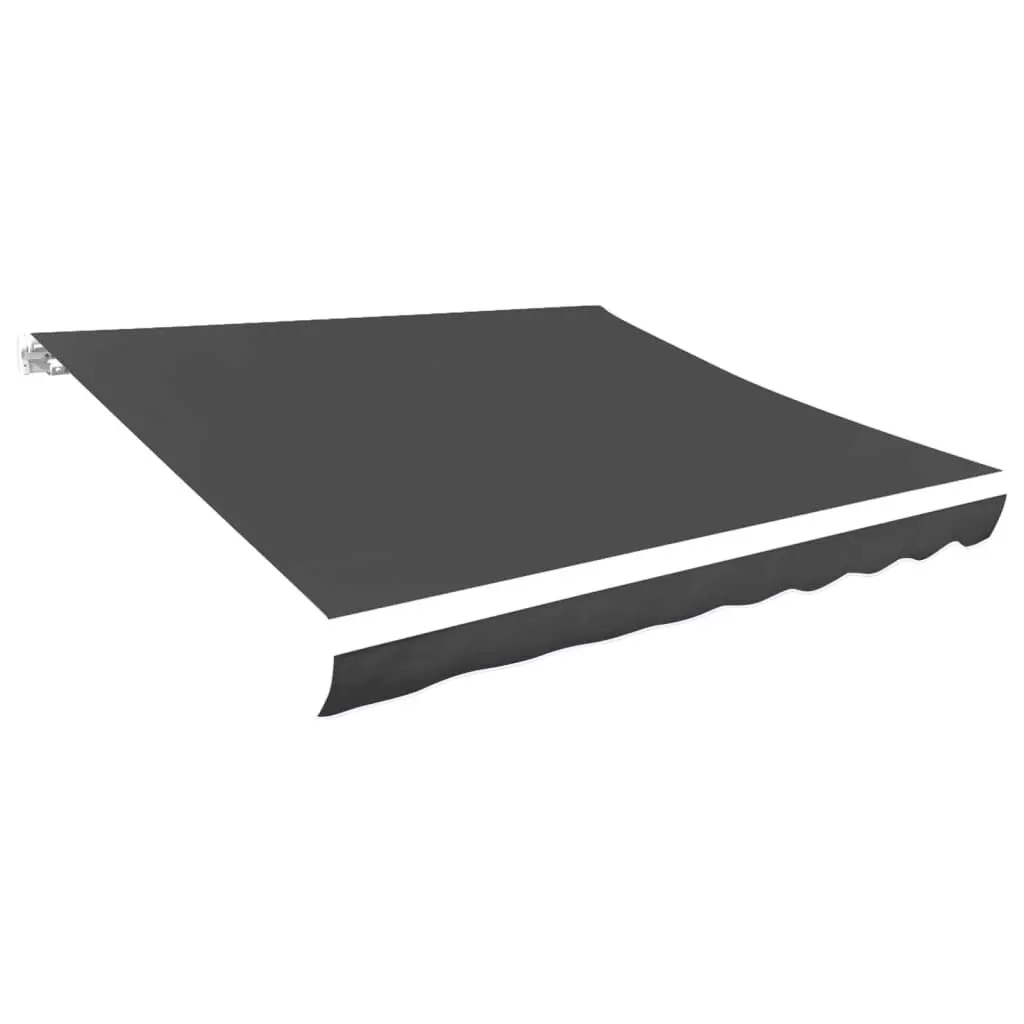 Awning Top Sunshade Canvas Anthracite 157.5x118.1 Inches Outdoor Patio Cover