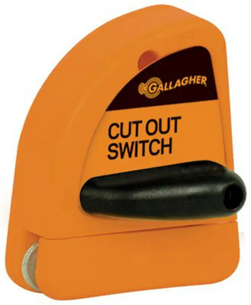 Gallagher G60731 Cut Out Switch Electric Fence Maintenance and Safety