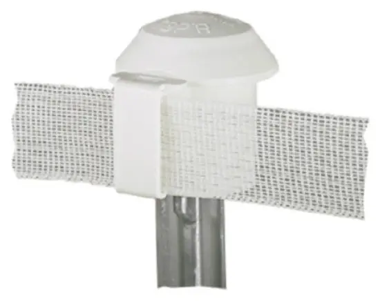 Dare 2929 T-Post Safety Top'R Equine White 10-Piece Secure Fencing