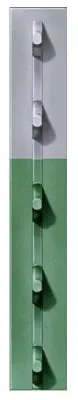 Chicago Heights Steel Green Studded T-Post 1.25 Inch x 5 Foot 6 Inch