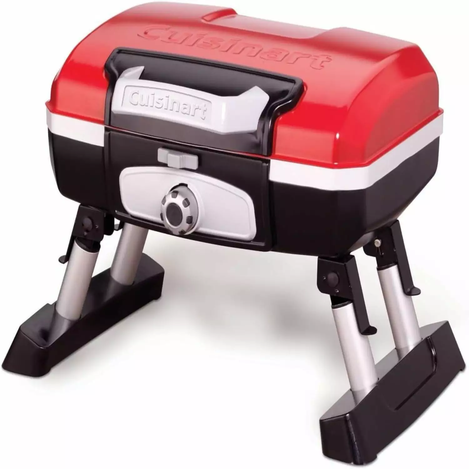 CGG-180T Petit Gourmet Travel-friendly Tabletop Propane Gas Grill Red 17.6 x 18.6 x 11.8-Inch Compact Design None
