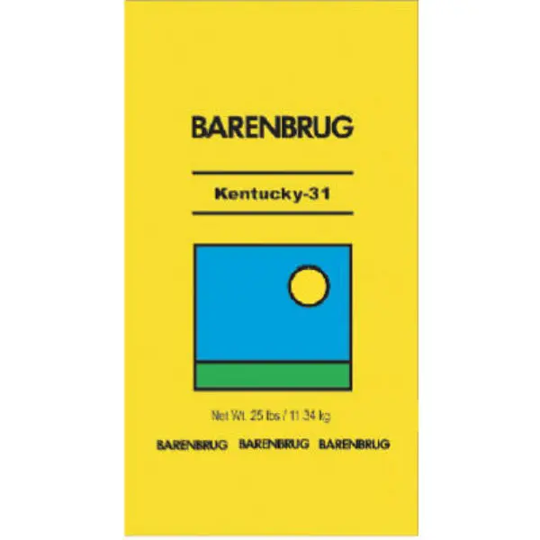 Barenbrug 701695 Kentucky-31 Tall Fescue Grass Seed 25 Lbs Lawn Planting