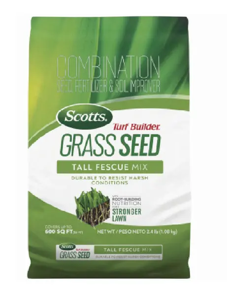 Scotts 18046 Turf Builder Grass Seed Tall Fescue Mix 2.4-Lbs Drought Resistant