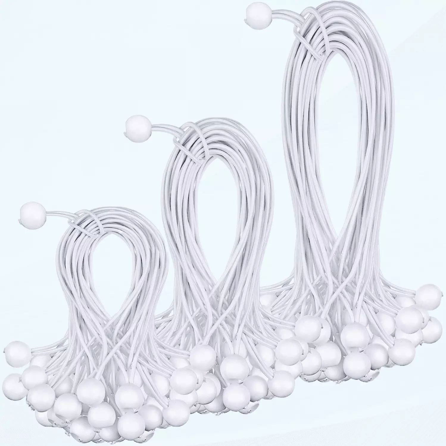 90 Pcs Bungee Balls Cords Assorted Sizes 6 9 11 Inch Heavy Duty Outdoor Canopy Tarp Tie Down Cauyuan