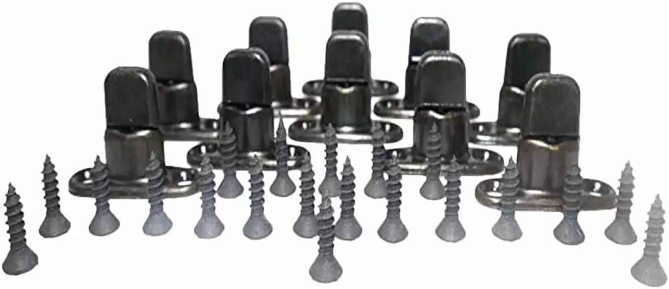 10 PK Black Military Canvas Tarp Twist Tie Connector Fastener Screws Federal Military Parts