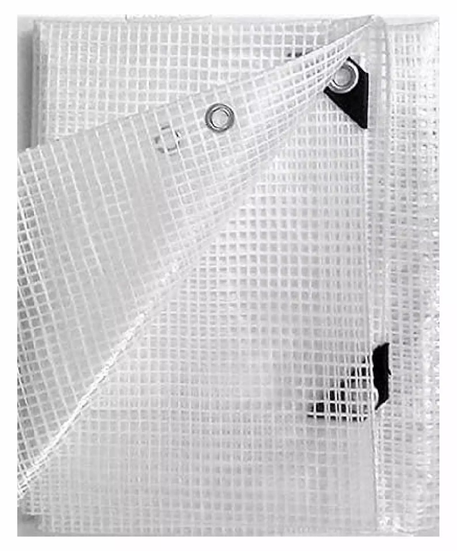 6' x 10' Clear Heavy Duty Tarp 14 Mil Nursery Greenhouse Garden Pen Cover BULYAXIA