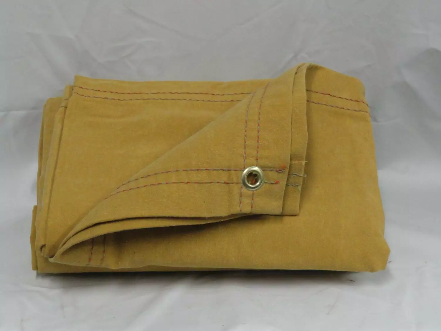 12 x 14 ft Gold Canvas Tarp Heavy Duty Waterproof Cover Outdoor Use Chicago Dropcloth & Tarpaulin