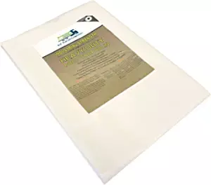 10 Mil Waterproof White Tarp HD Reinforced Corners Industrial Quality 16x30 EZ Travel