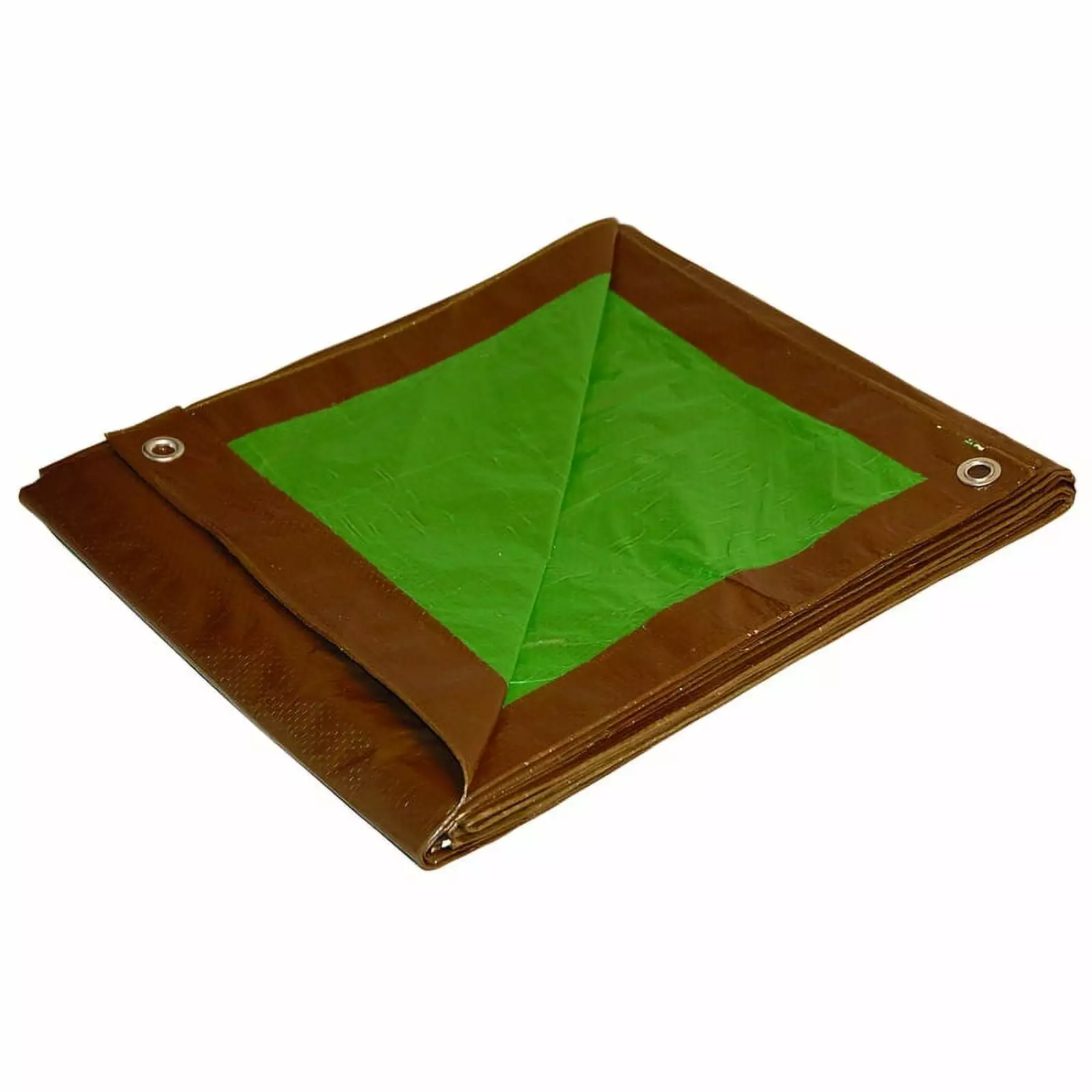 Foremost Dry Top 20x20 Medium Duty Polyethylene Reversible Tarp Brown Green