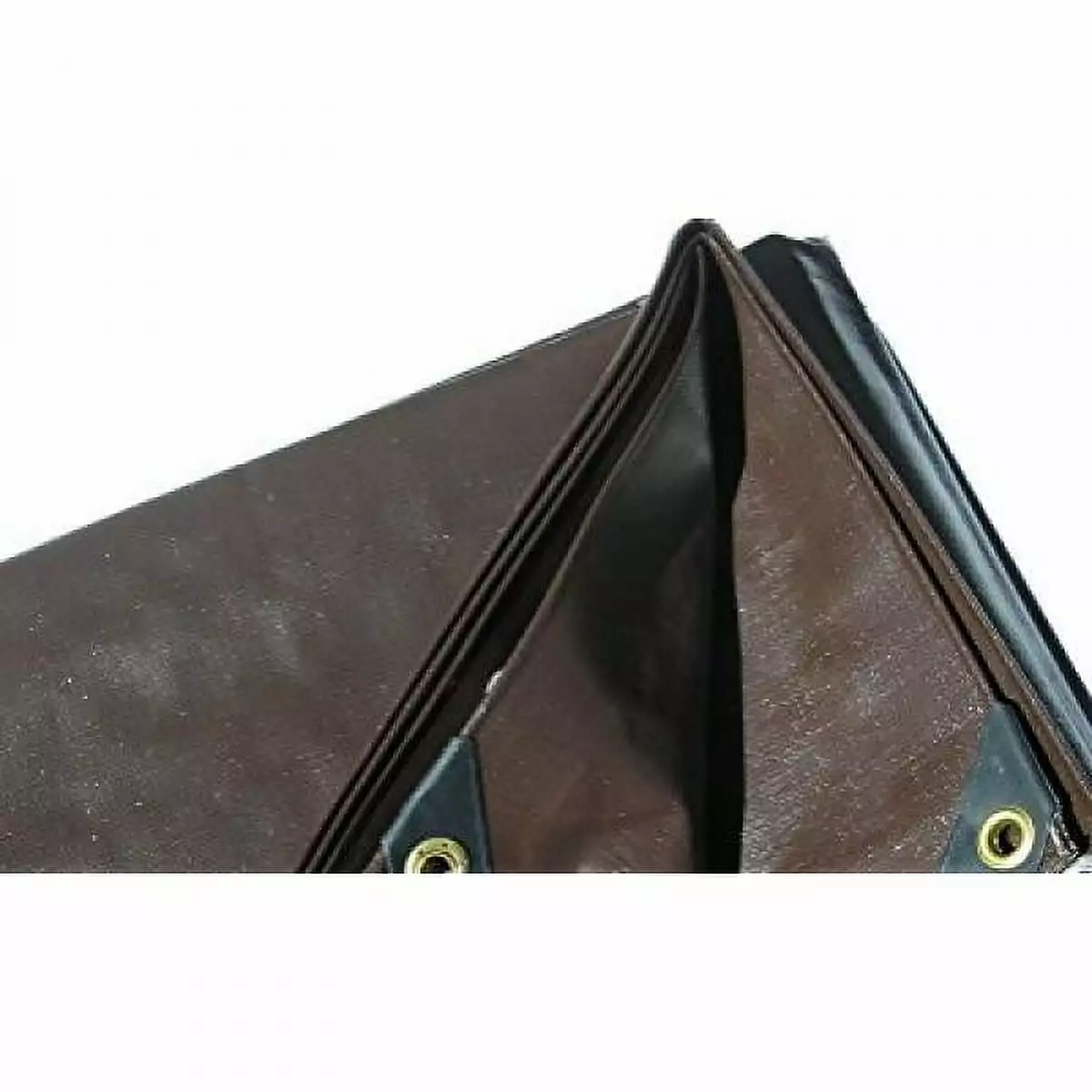 Harpster Tarps 10x12 Ft Super Heavy Duty Brown Polyethylene Tarp 8 Oz 16 Mil