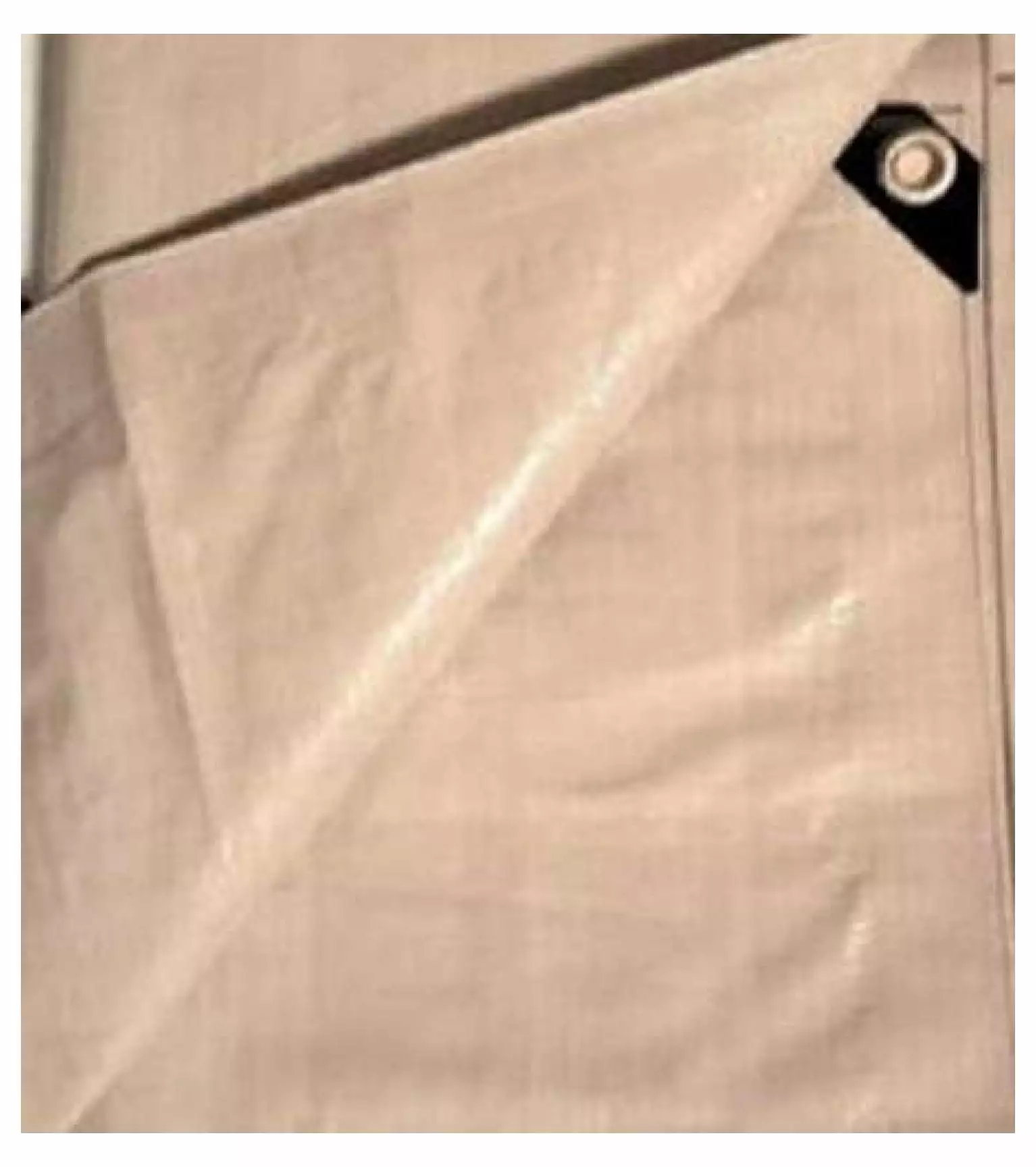 14' x 14' Tan Beige Heavy Duty Waterproof 12 mil Tarp Grommets Outdoor Use LeCeleBee