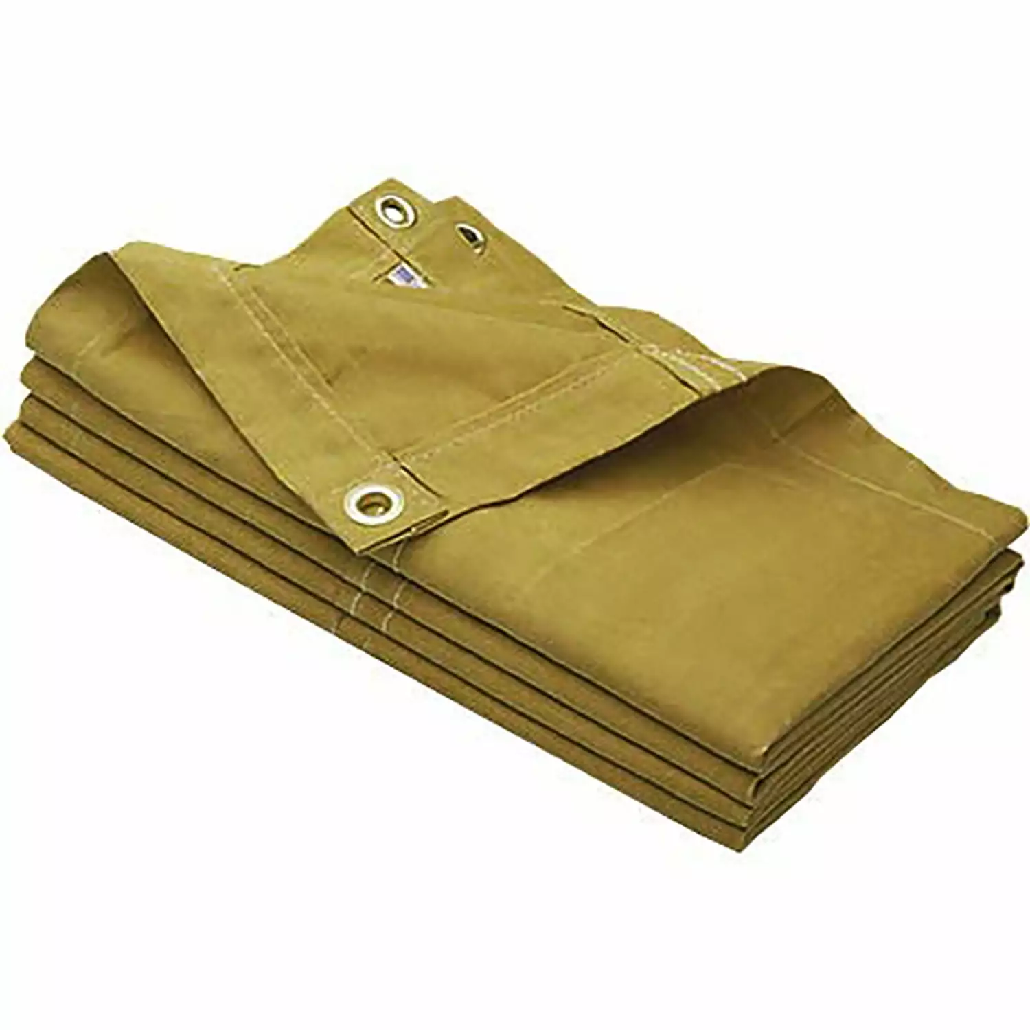 4' X 6' Heavy Duty 10 oz. Water Resistant Canvas Tarp Tan Durable Outdoor Cover Mauritzon