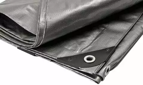 Extra Heavy Duty Waterproof UV Blocking Reversible Tarp 18 Ft x 24 Ft Silver National Standard Products