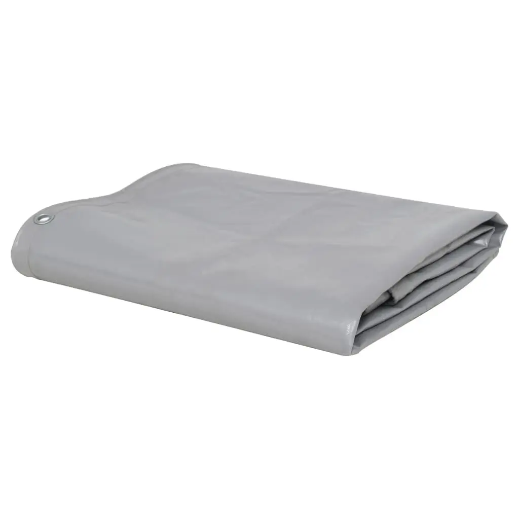 Tarpaulin 2.1 oz/ft² 9.8x13.1 Gray Waterproof Cover