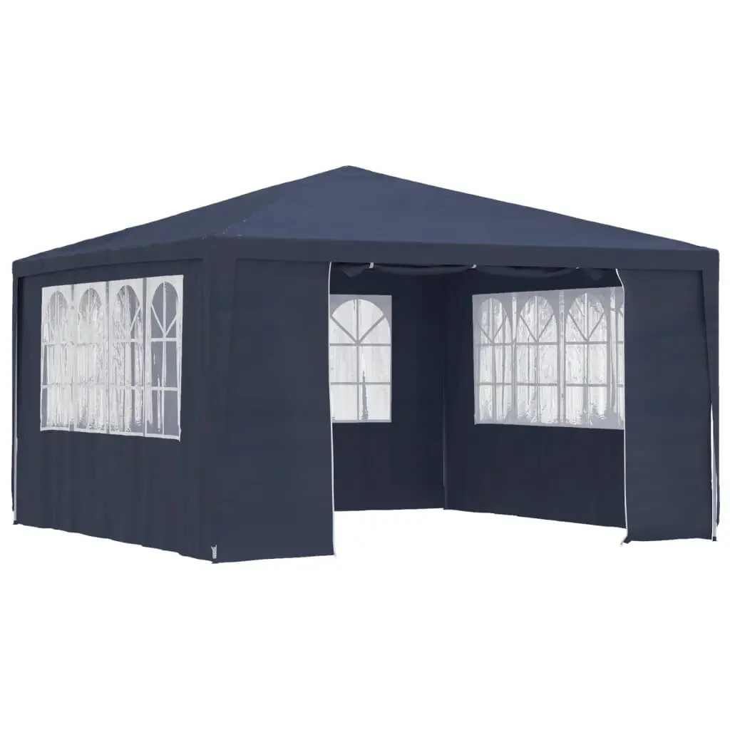 Professional Party Tent Side Walls 13.1x13.1 Feet Blue 0.3 oz/ft²