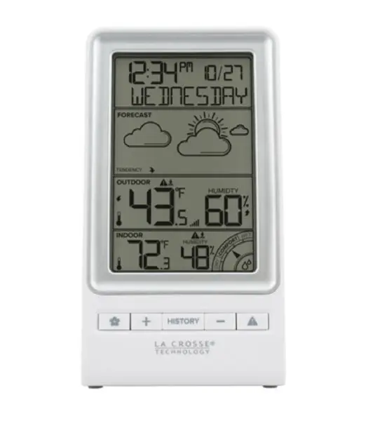 La Crosse Technology 308-1415FCT Indoor Outdoor Temperature Station Weather Monitor