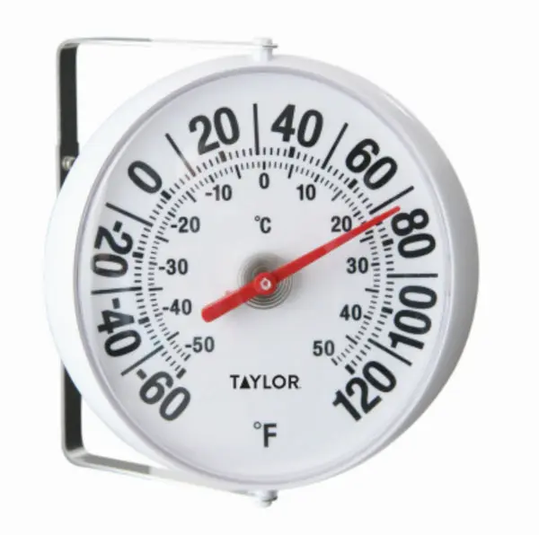 Taylor Dial Thermometer Easy Read Graphics 5.25 Inches - 5159