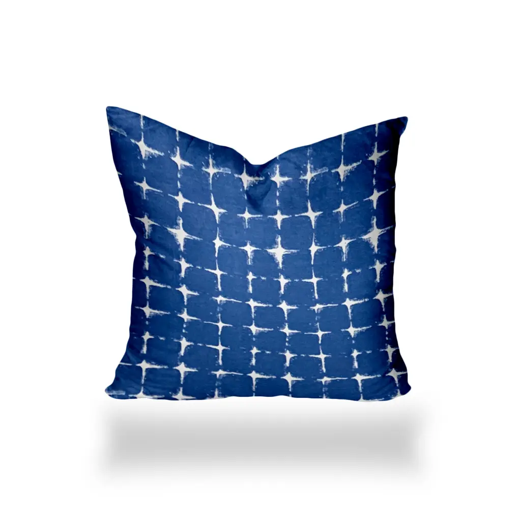 Flashitte Indoor Outdoor Soft Royal Pillow Envelope Cover Only 12x12 Decorative Accent usa made pillow and pouf