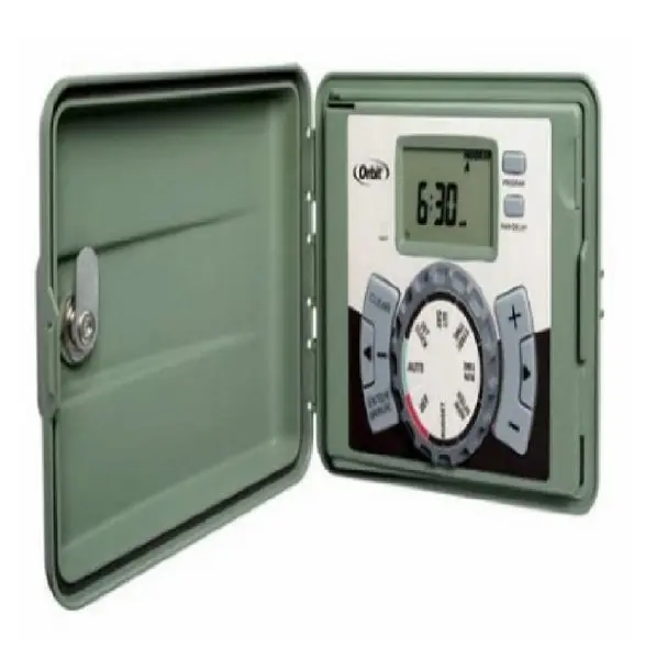 Orbit 57894 4-Station Indoor Outdoor Swing Door Timer Sprinklers