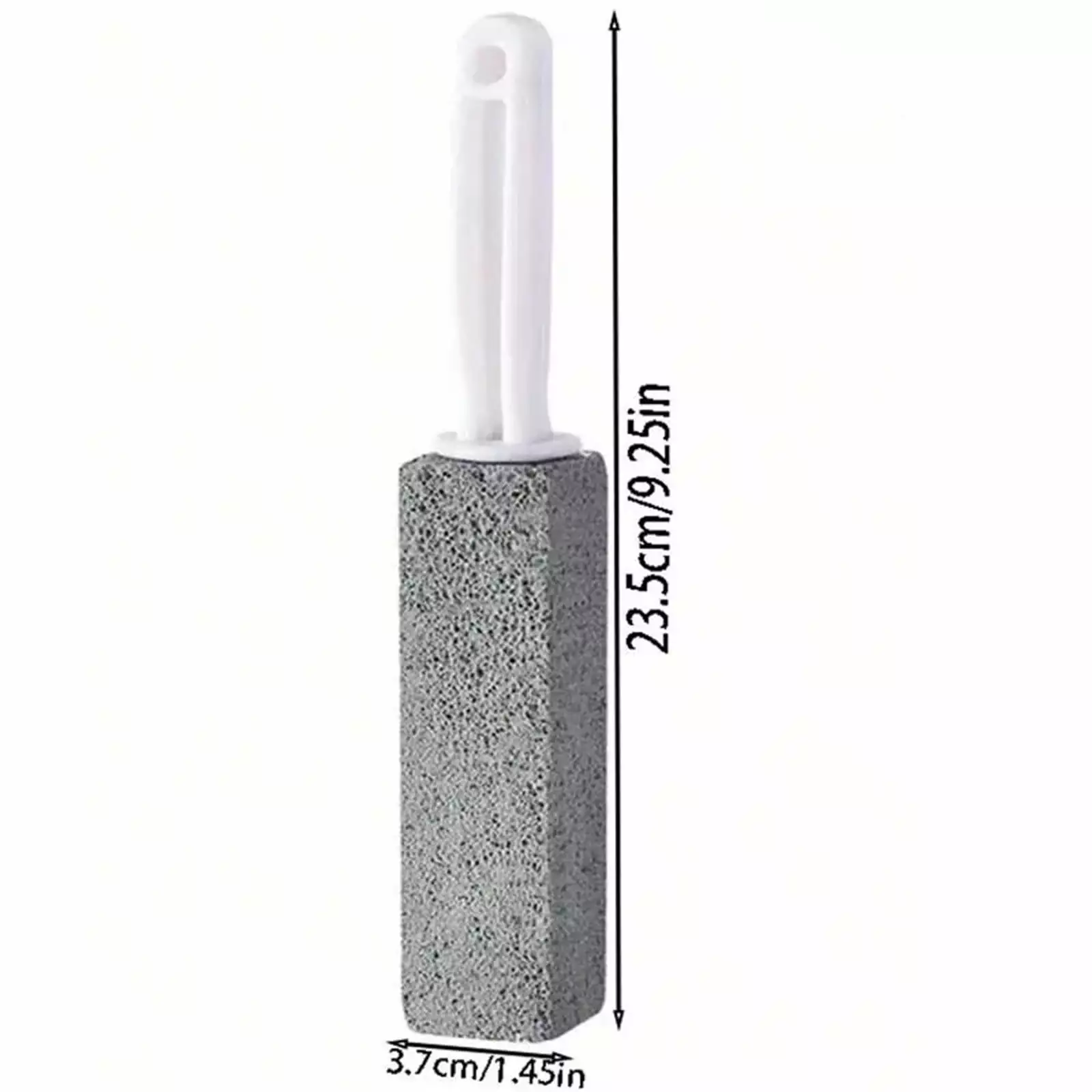 Potrochi Pumice Stone Toilet Bowl Cleaner Handle Hard Water Stains on Toilets Grills Tiles
