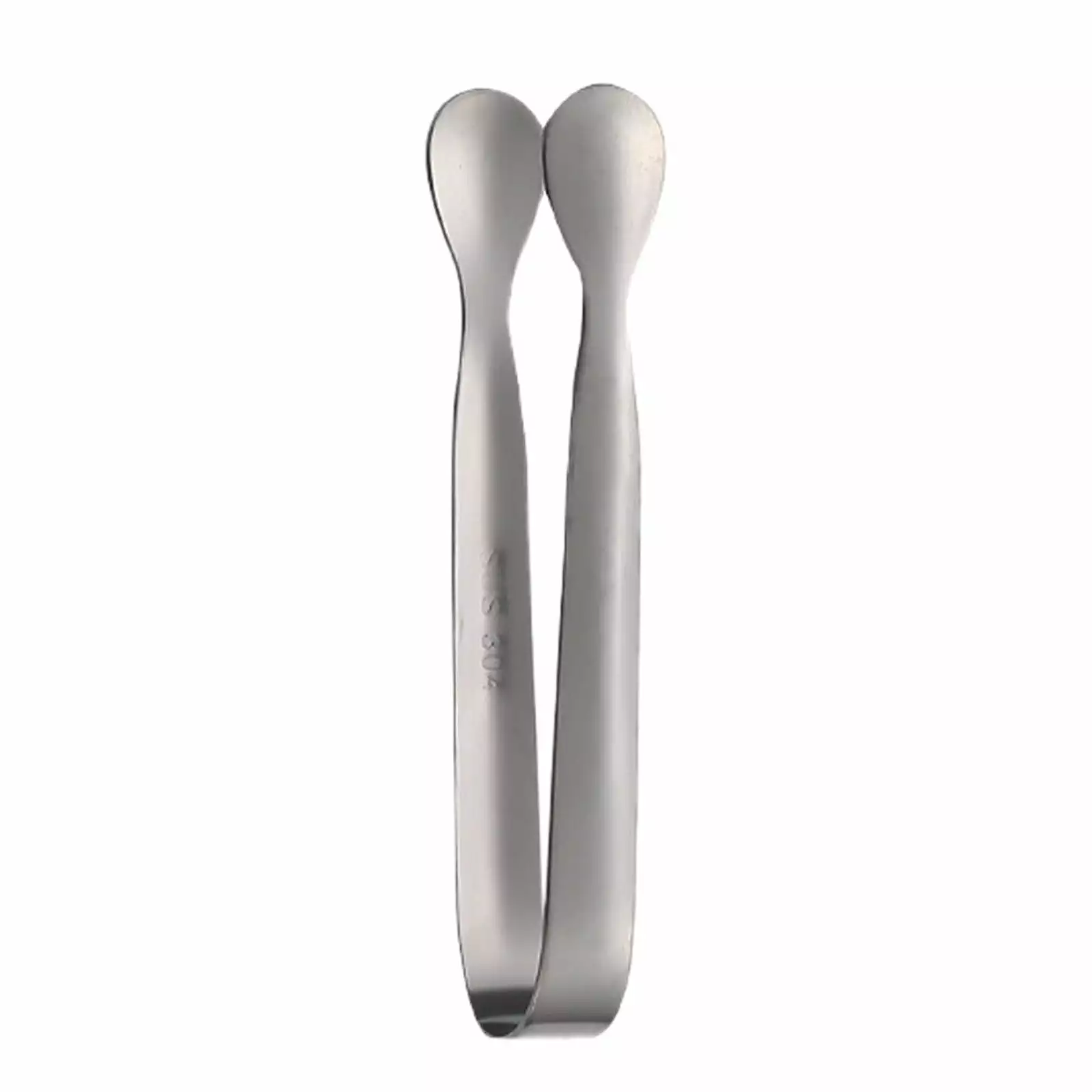JWDX Sugar Tongs 2Pcs 304 Stainless Steel Ice Cube Clip Thickened Without Burr Food Clip