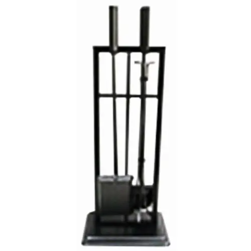 Panacea 15085 Fireplace Tool Set Black 5-Piece